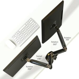 North Bayou Nb F160 17-27" Çift Kol 2-9 kg Amortisörlü Monitör Standı - Görsel 6
