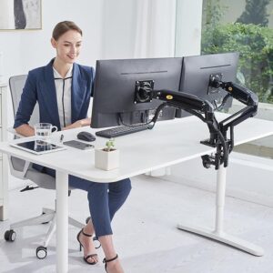 North Bayou Nb F160 17-27" Çift Kol 2-9 kg Amortisörlü Monitör Standı - Görsel 5
